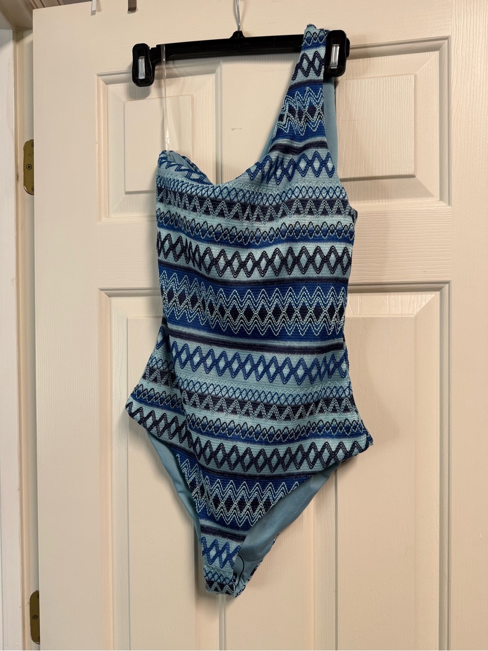 Beach Riot Blue Patterned One-Piece Swimsuit